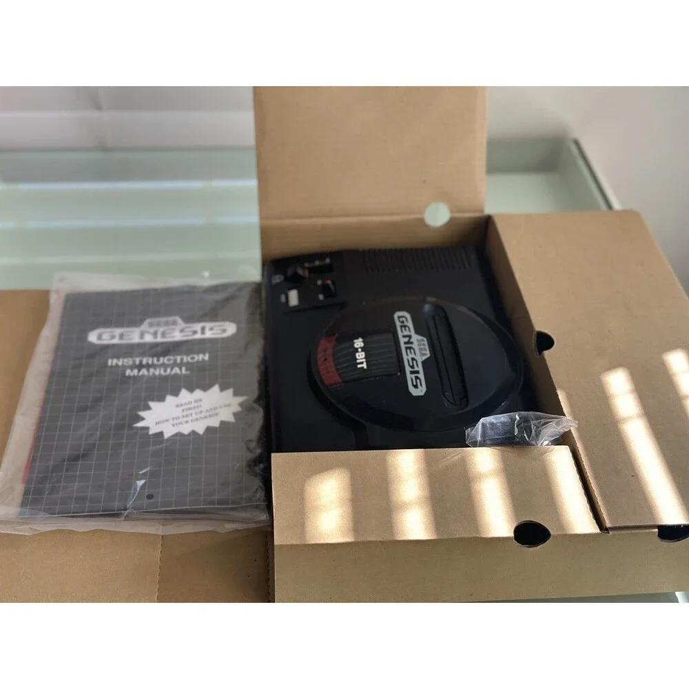 Sega Genesis Core System Console with Box and Manual See Description